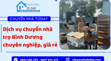 Dịch vụ chuyển nhà trọ Bình Dương chuyên nghiệp, giá rẻ